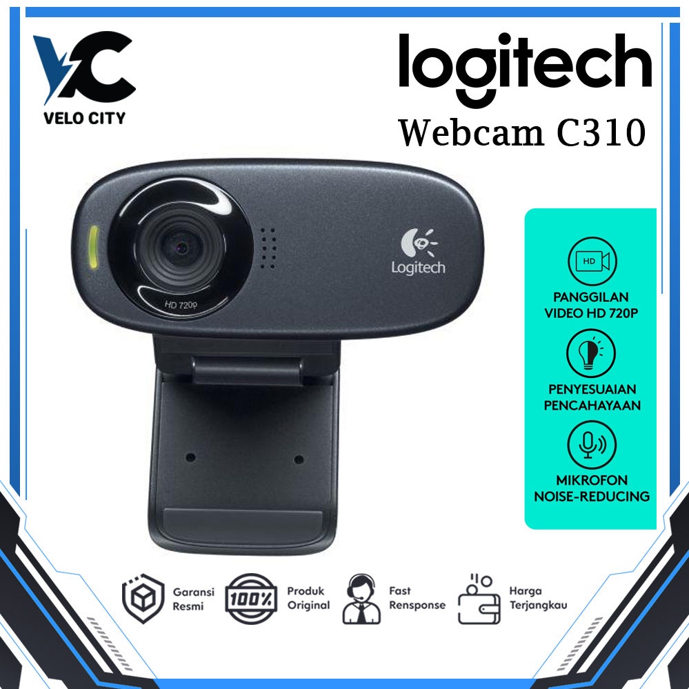 Logitech WebCam C310 HD Original Garansi 1 Tahun