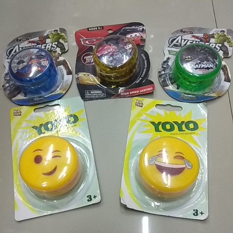 OMAH DOLANAN_MAINAN YOYO SMILE LAMPU YOYO AVENGER LAMPU
