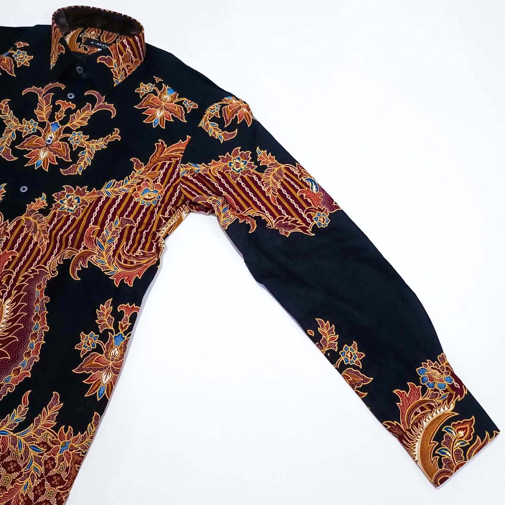 Kemeja ALISAN Batik SLIM Fit Lengan Panjang ( Seri 10662 )