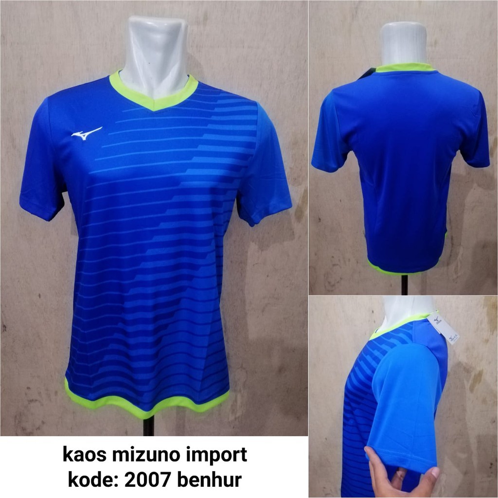 Asli  Baju badminton Mizuno 2007 kaos badminton mizuno kaos mizuno import  Freeongkir