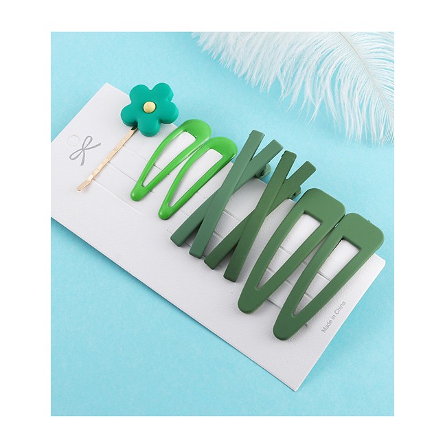 LRC Jepit Rambut Fashion Flower Matte Hair Clip Set Y61658