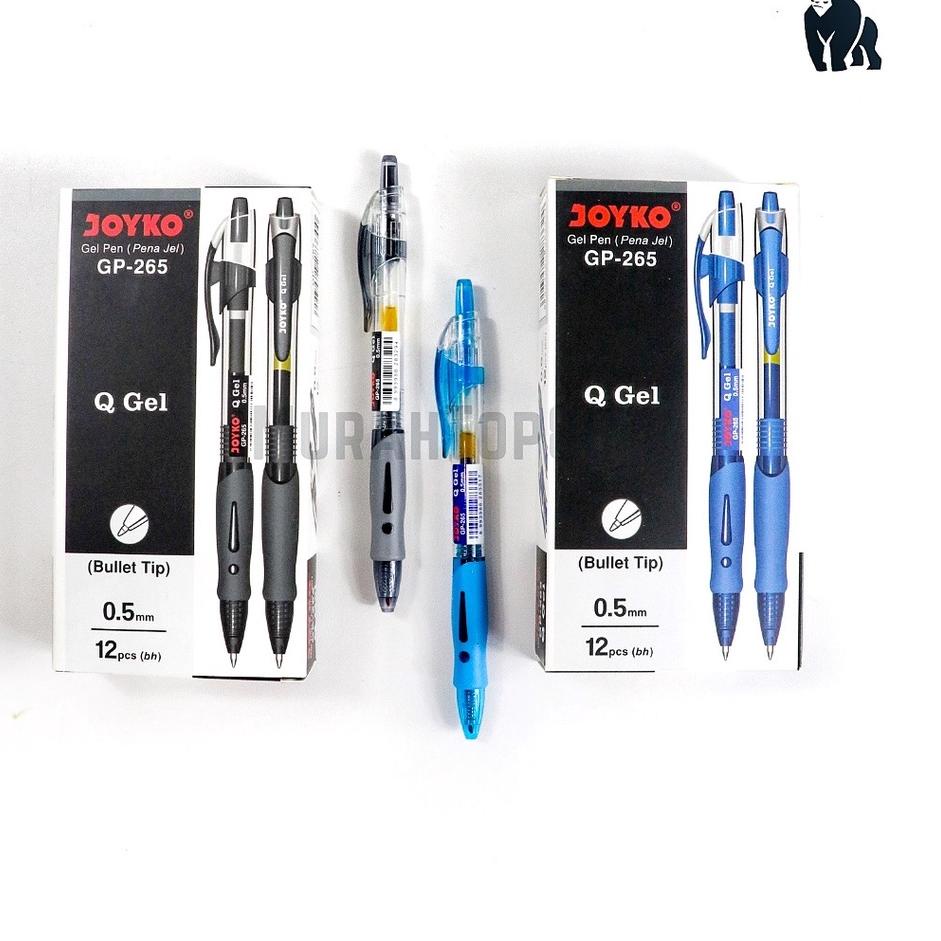 

New Pulpen Joyko GP-265 Q Gel Pen / Ballpoint Bolpen Pena Jel 0.5 mm PER LUSIN ~