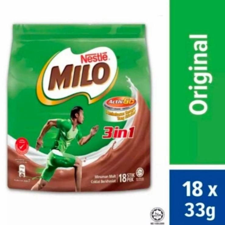 

Best product D0V84 Milo Malaysia 3 in1 isi 18 Stick / Sachet D0V