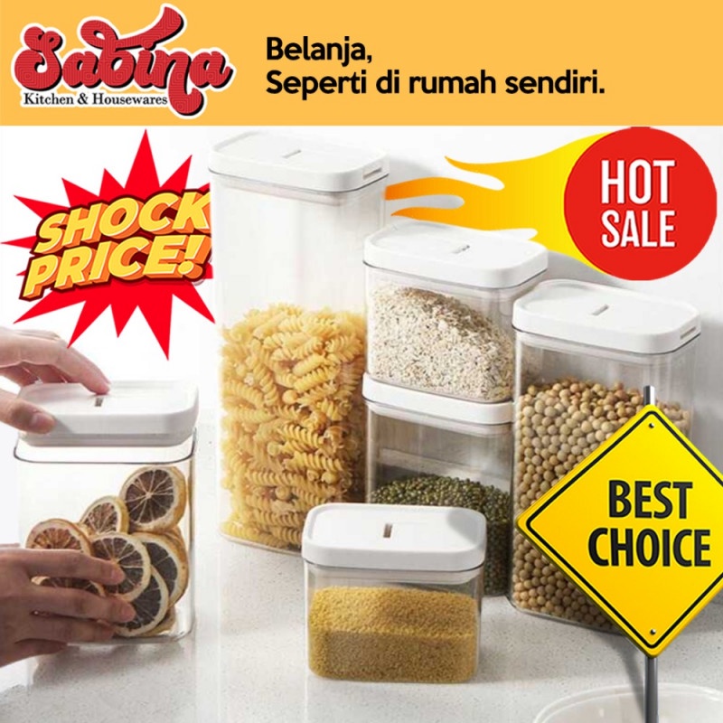 Toples Wadah Penyimpanan Makanan Food Storage Container Seal 800ml