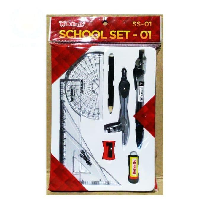 

paket butterfly school set ss-01 sry77