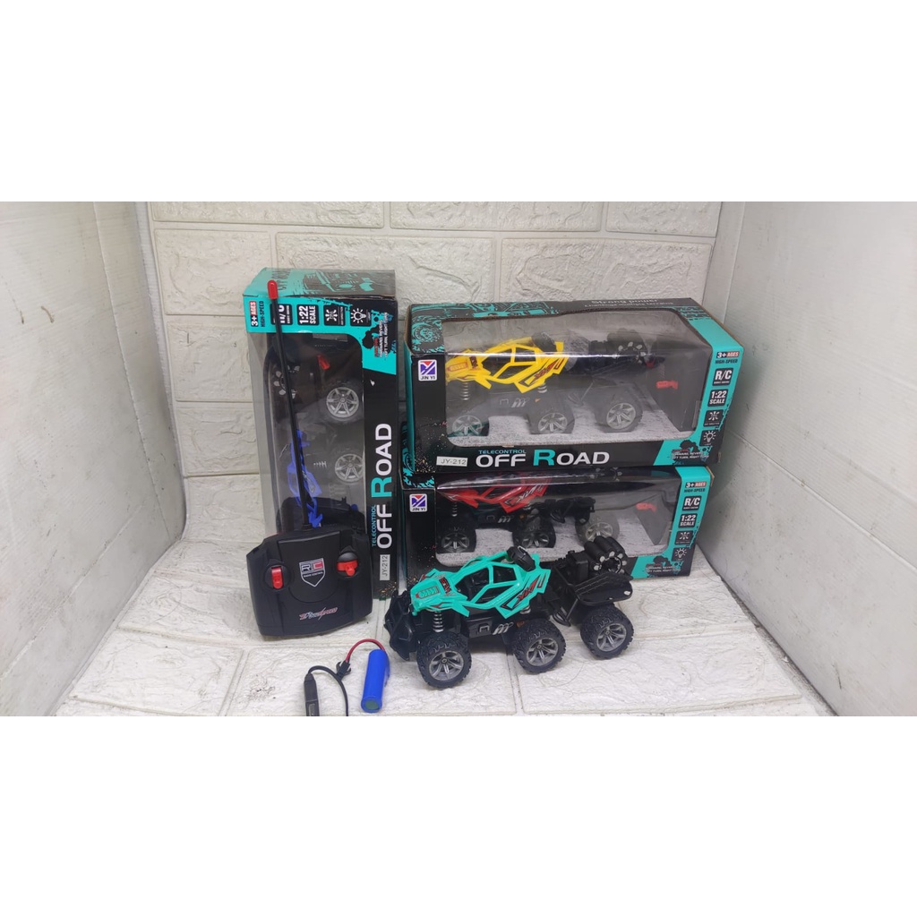 Mainan Mobil Remot Kontrol RC Offroad Climbing Conqueror Batre Cas 6 ban