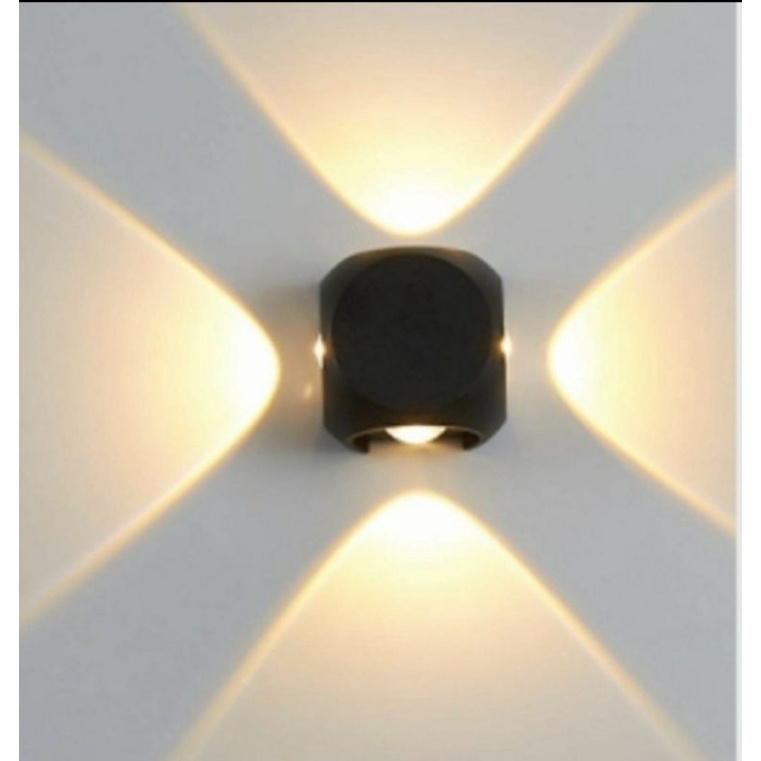 Lampu Dinding Outdour 4 Arah 4 Watt Waterproof