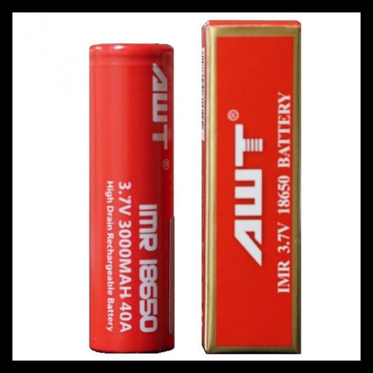 AWT Battery IMR 18650 3000 Mah Baterai Rokok Elektrik
