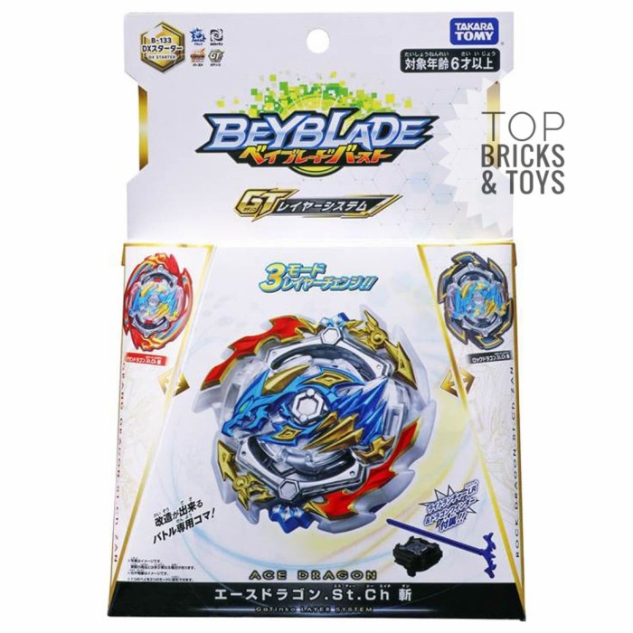 TAKARA TOMY Beyblade Burst GT B-133 Starter Ace Dragon. St. Ch