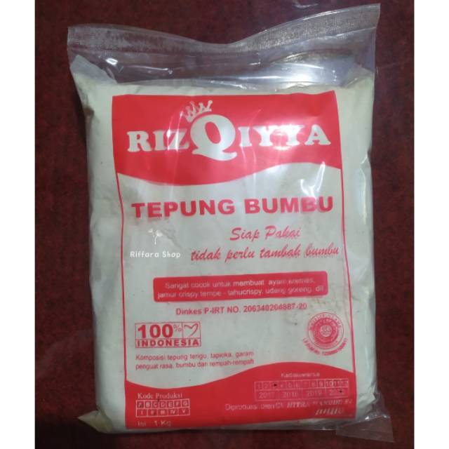 

Tepung Bumbu Instan RIZQIYYA 850gr Low MSG Rendah Vetsin