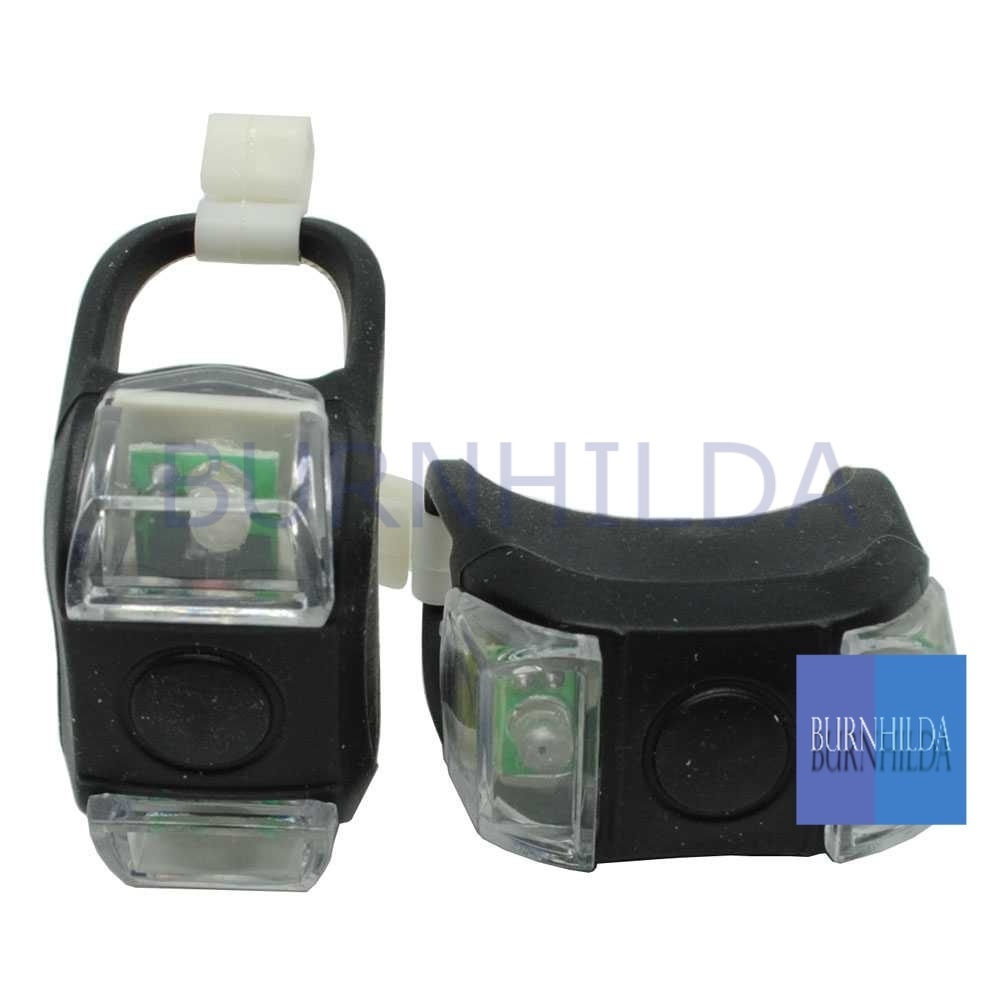 Lampu LED Sepeda Silikon 2 PCS sepeda burnhilda