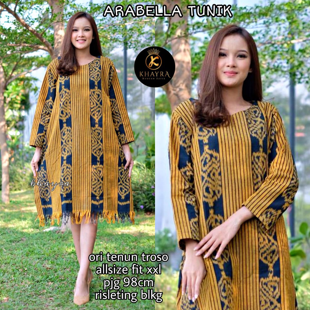 Tunik Tenun Arabella by Batik Khayra