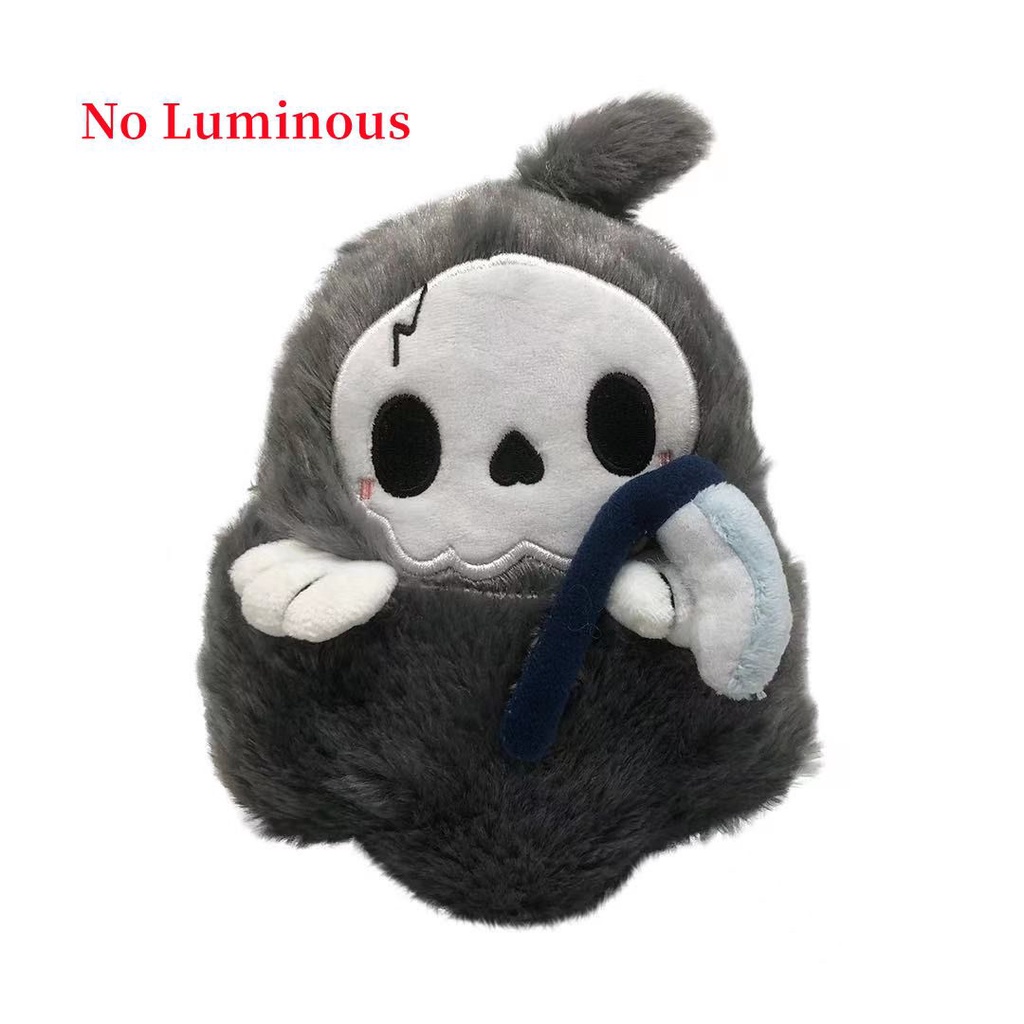 New 18cm Scp Foundation Plague Doctor Luminous Plush Toy Lovers Doll Halloween Decoration