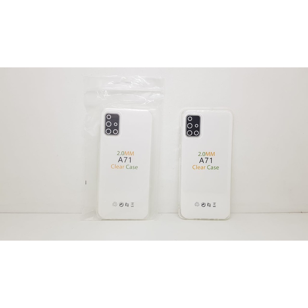 Soft Case Transparan Samsung A71 6.7 Inchi Clear Ultra Thin TEBAL 2.0mm A715F SUPER CLEAR