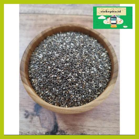

5Yer67R- Organic Black Chia Seed (Seeds) 1 Kg / 1000 Gr Grosir Murah Original T7Rty67-