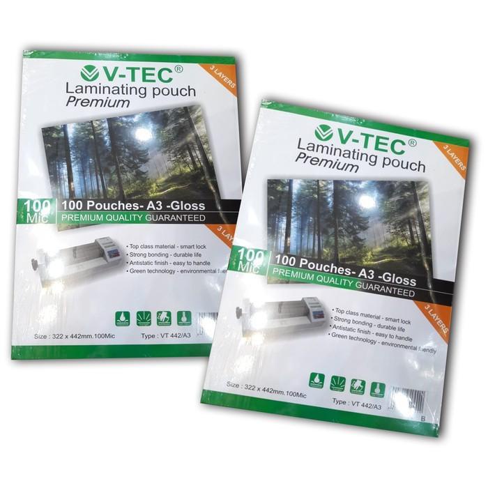 

V tec plastik laminating Folio A3 100 mic
