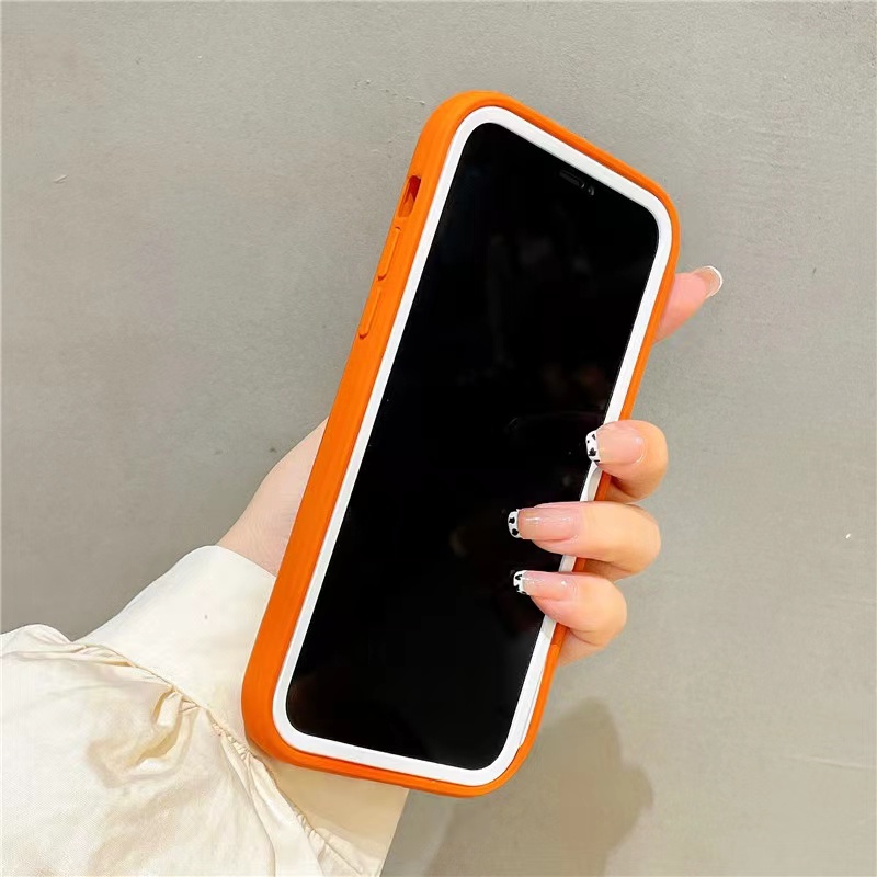 Case Silikon 3 in 1 Untuk iPhone 13 Pro max 12 11 Pro max X / XS XR XSMAX 8 7 6 6s PLUS SE2020