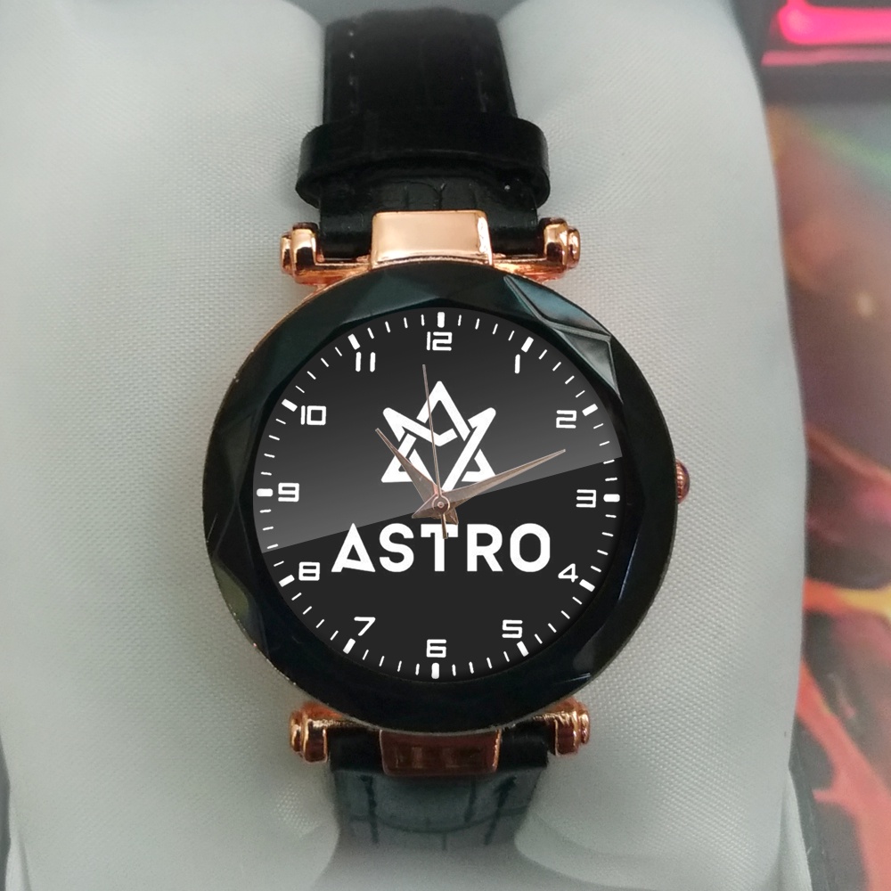 Jam Tangan Astro / Jam Tangan Wanita Kpop Astro Termurah / Jam Tangan Cewek Cha Eun woo Custom / Jam
