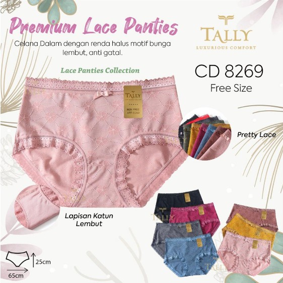 TALLY 8269 - CD CELANA DALAM WANITA RENDA LACE PANTIES