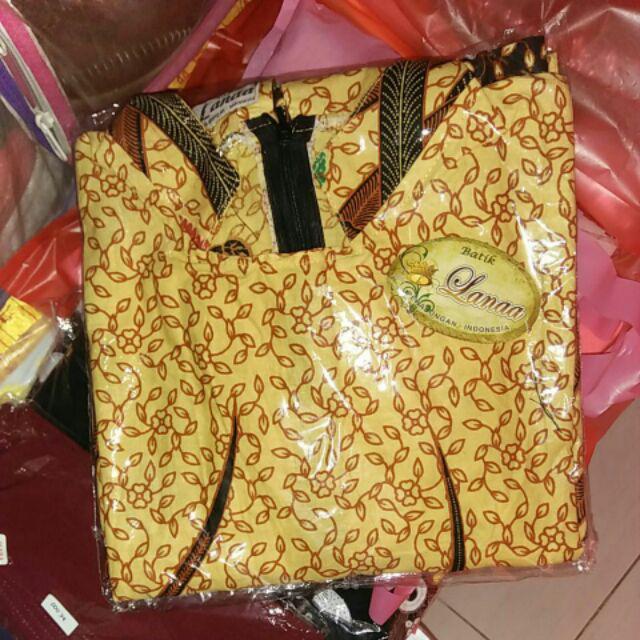 Atasan Batik Tunik Bunga Ilalang