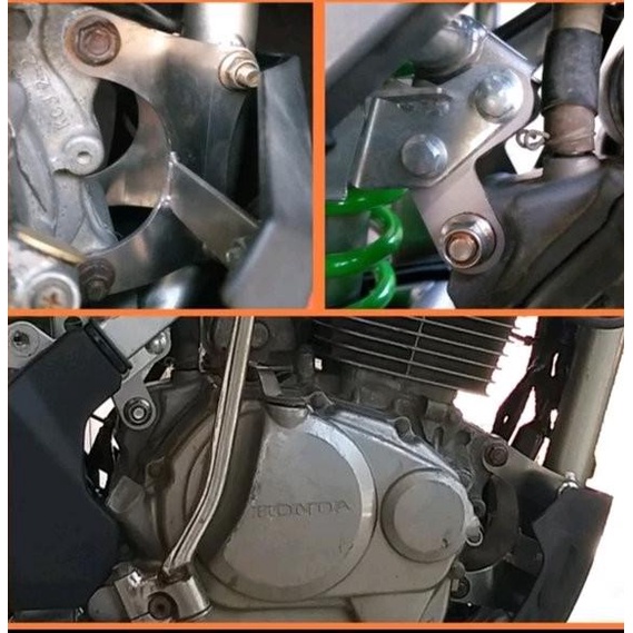 Sparepart Pangkon Braket Dudukan Mesin Tiger Megapro Gl Rangka Klx St