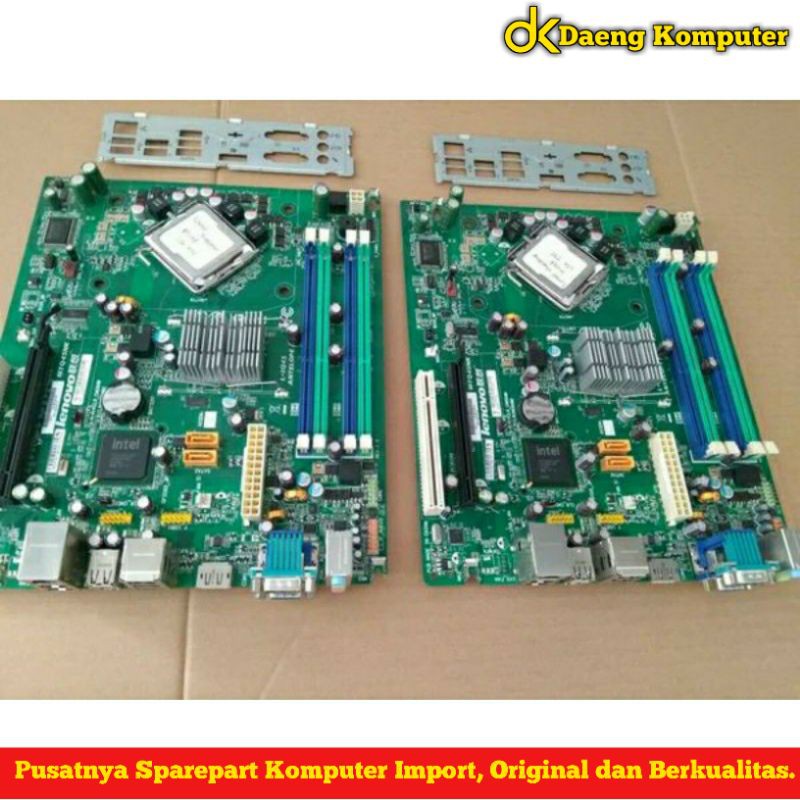 MOBO Motherboard PC Lenovo ThinkCentre M58p LGA 775 4 Slot Ram DDR3 Original Murah