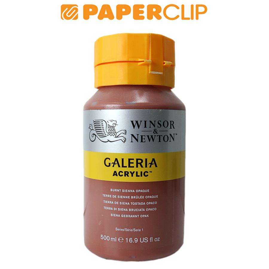 

CAT ACRYLIC WINSOR & NEWTON GALERIA 500ML 2150077GAC BURNT SIENNA OPAQUE