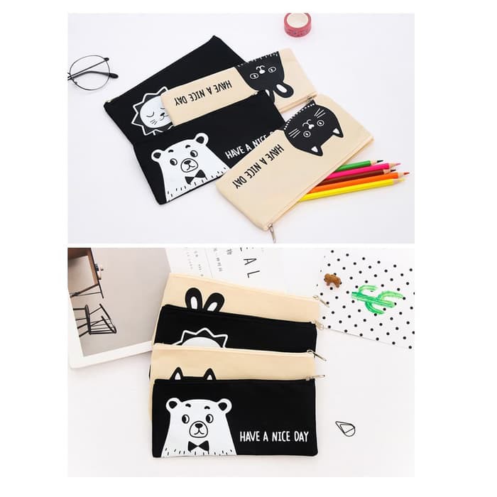 

Promo TP0060 Tempat Pensil Have A nice Day Pencil Case / Tempat Kosmetik - cat Elegan
