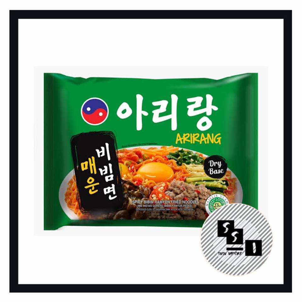 

Arirang Spicy Bibim Ramyun Fried Noodles / Mie goreng rasa bibimbap 130grm