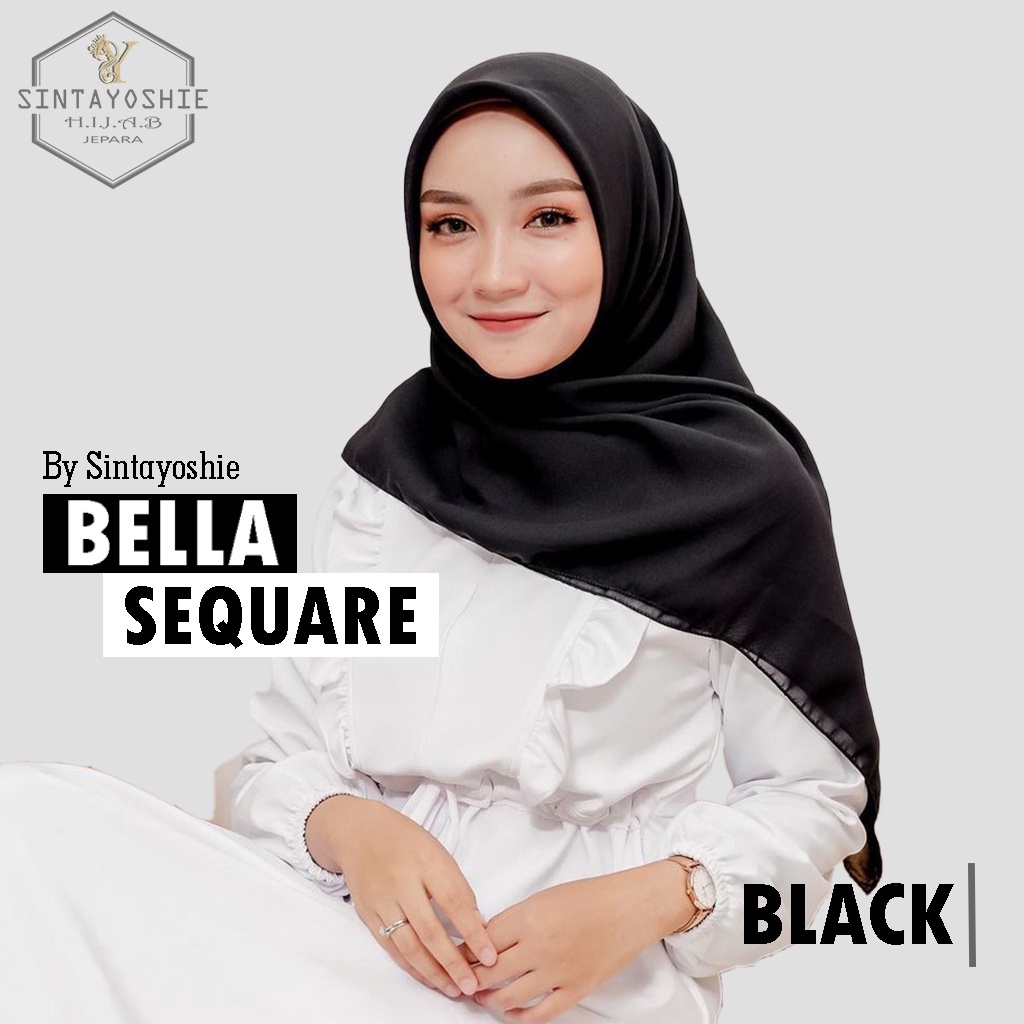 [ ORIGINAL ] Jilbab Bella Square Hijab Segi empat Premium