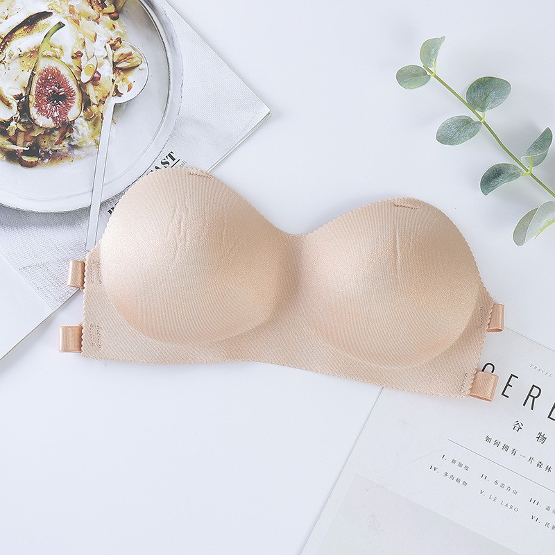 Miss H ~ 087 Bra push-up Invisible Strapless Tanpa Tali Anti Slip Sexy untuk Wanita BH Sexy