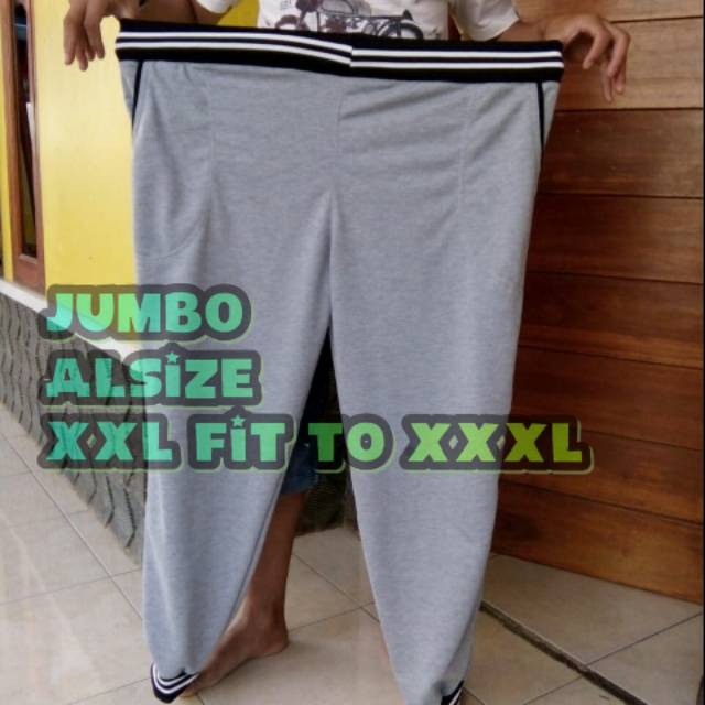 Celana joggur joger trening sport xxl fit xxxl jumbo