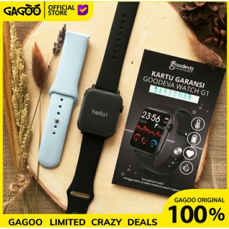 jam Smartwatch ORIGINAL-ODEVA G1 | smartwatch Termometer,Oxiometer