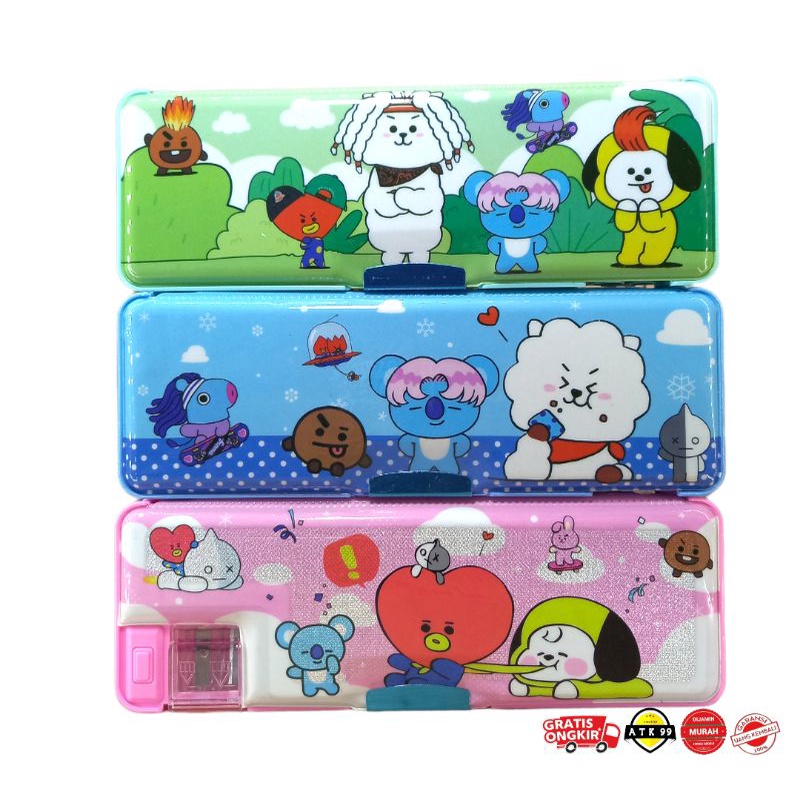 DISGRIP/Kotak pensil magnet+rautan/disgrip magnet/tempat pensil-5