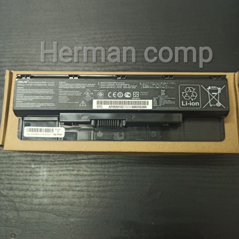 Original Baterai Battery Laptop Asus A31-N56, A32-N56, A33-N56