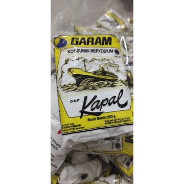 

garam cap kapal 250 gr