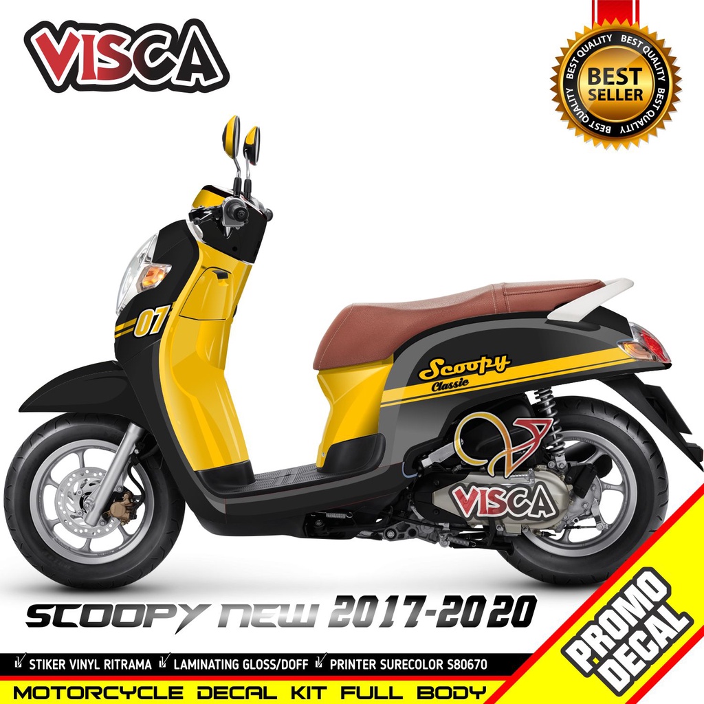 Decal Scoopy New 2018 2019 2020 Full Body Stiker Scoopy New 2018 2019 2020 Full Body Classic