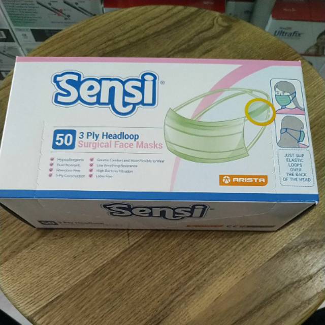 Sensi masker hijab isi 50 / masker hijab sensi / masker hijab / masker jilbab / masker jilbab sensi