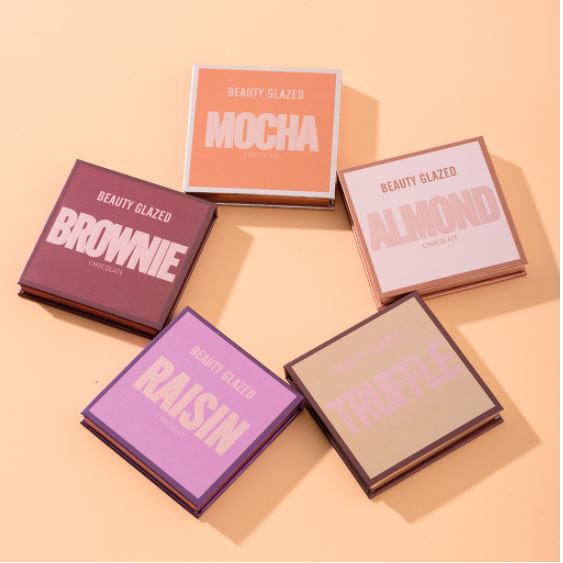 (READY &amp; ORI!) Beauty Glazed 9 Colors Warna Eyeshadow Planet Edition B51 B 51 Mars Peach Almond saturn mocca truffle brownie peach jupiter uranus neptune mint berry lemon melon raisin