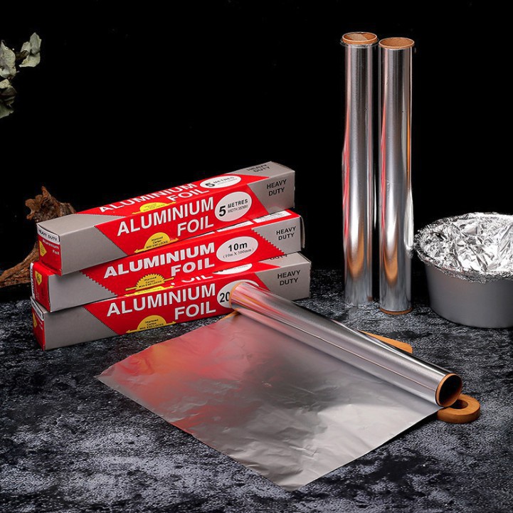 Aluminium Foil Kertas Pemanggang tahan Panas Aluminium Foil Heavy Duty Serbaguna 3 Meter 5 Meter 10 Meter