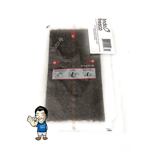 

q20w1q1qw Manjun Triangle Onigiri Wrapper Nori/ Rumput Laut/ Seaweed- 10 Lembar Dscscv