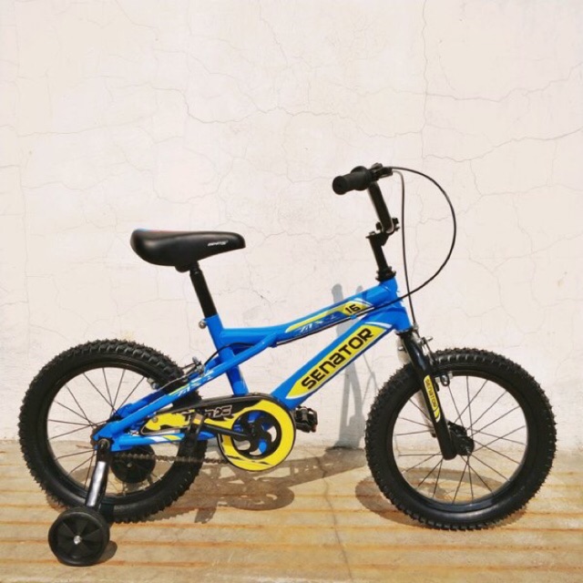  sepeda  anak roda  empat  cowok bmx senator 16 Shopee 