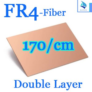 PCB Double Layer FR4 Fiber Epoxy Polos Lembaran Potongan Custom