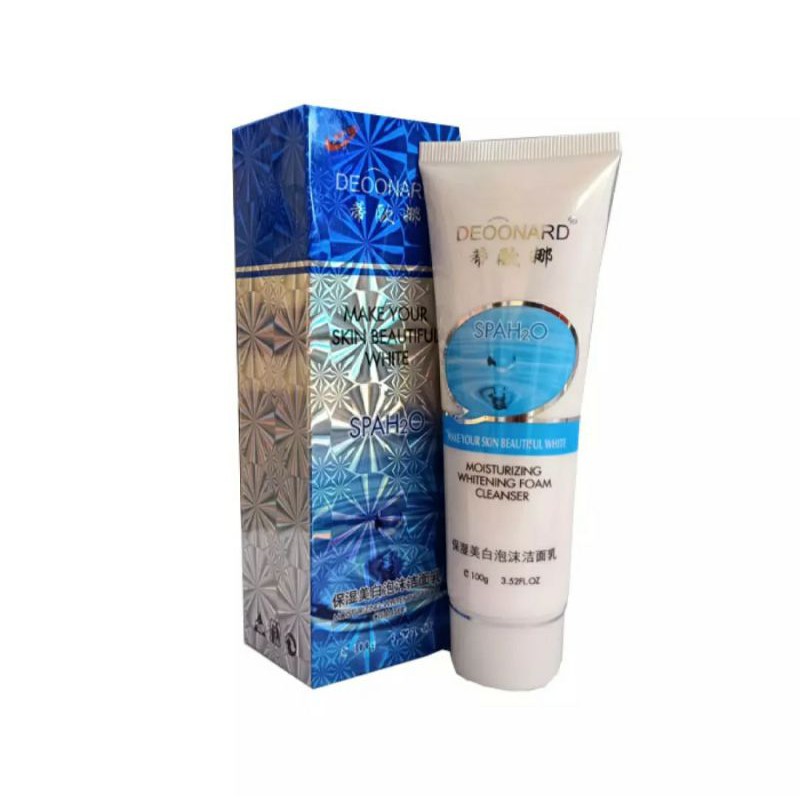 FACIAL FOAM DEONARD BIRU ORYGINAL