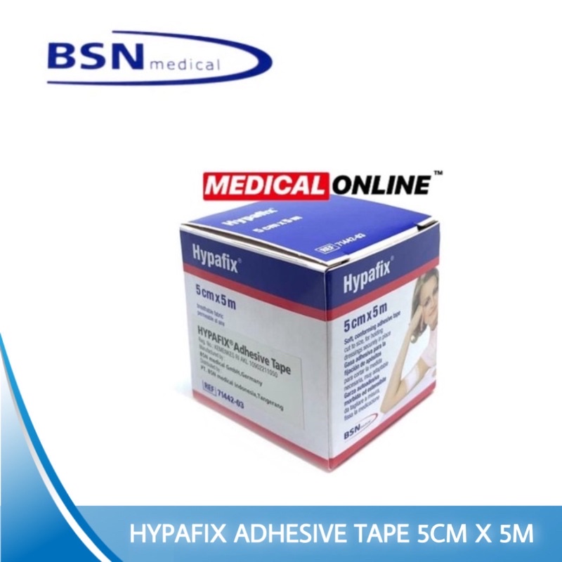 HYPAFIX 5X5 5X1 5 cm x 5 m 5 cm x 1 m BSN MEDICAL ONLINE PLESTER PLASTER HIPAFIX MEDICALONLINE