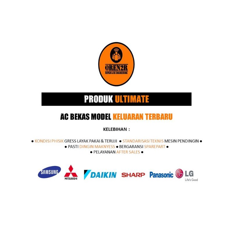 AC Bekas Seken Garansi 12 Bulan