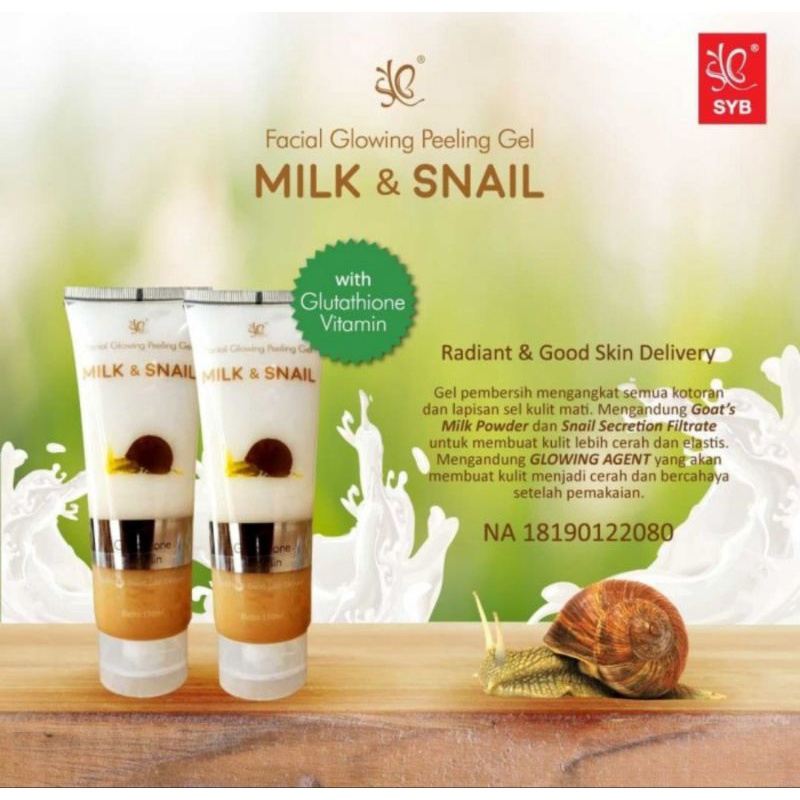 SYB FACIAL PEELING GEL MILK & SNAIL - PEELING GEL SNAIL