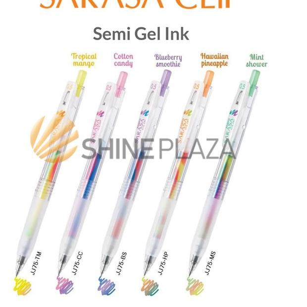 

6QH Zebra Pulpen Gel Sarasa Marble 0.5mm - Pulpen Gel Zebra Sarasa Clip Laris