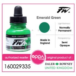 

Cat Aklirik Daler Rowney FW Ink 29.5 ML Emerald Green 160029335