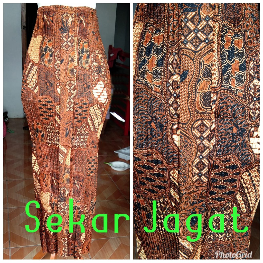 Rok Span Batik / Rok Wiron Batik / Rok Plisket / Bawahan Kebaya
